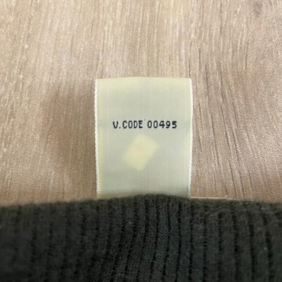 Eddie Bauer Cotton Cardigan Women’s M Dark Green Button Front Rib Knit - Picture 7 of 8